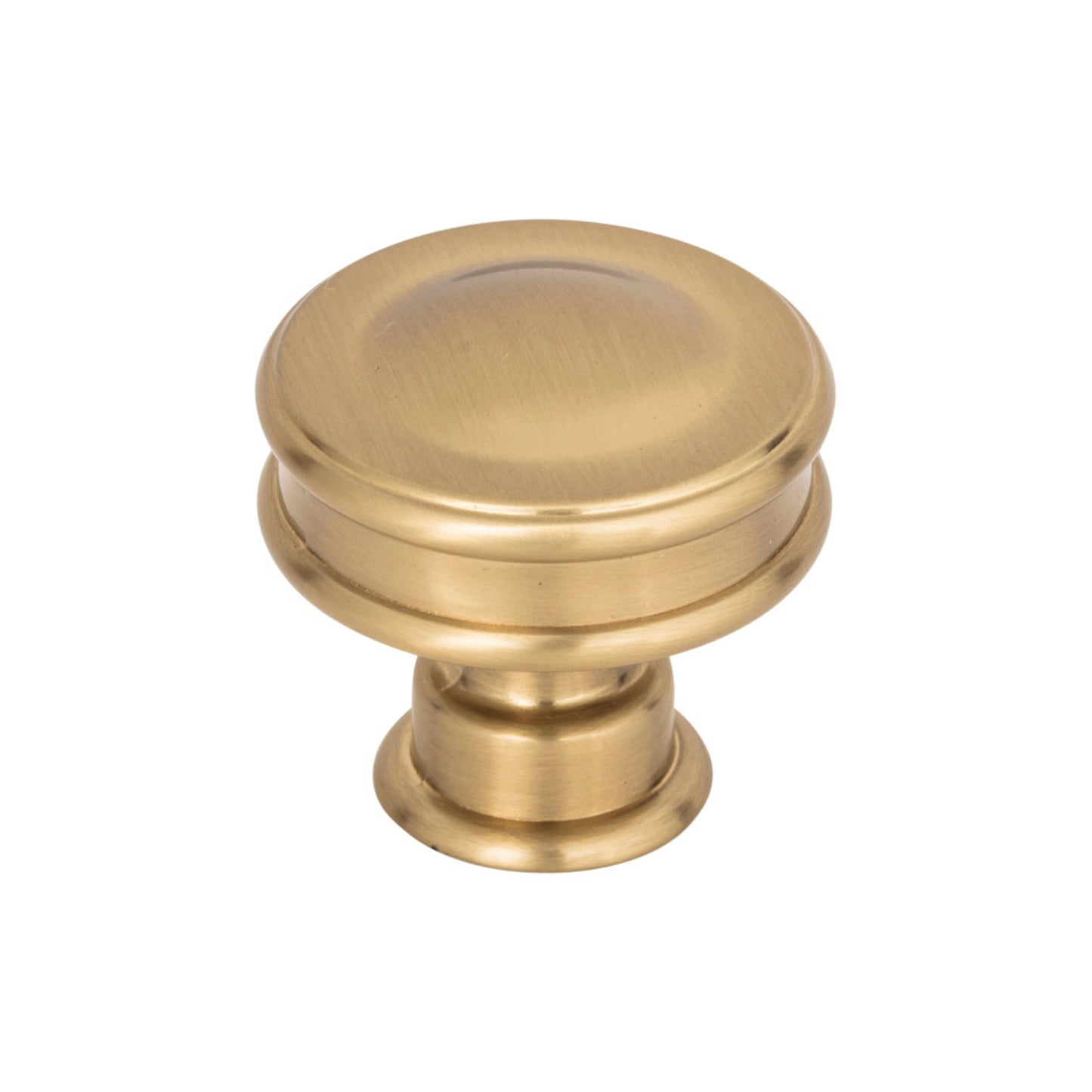 Atlas Oskar 1 1/4" Diameter Round Knob (A100) - Warm Brass