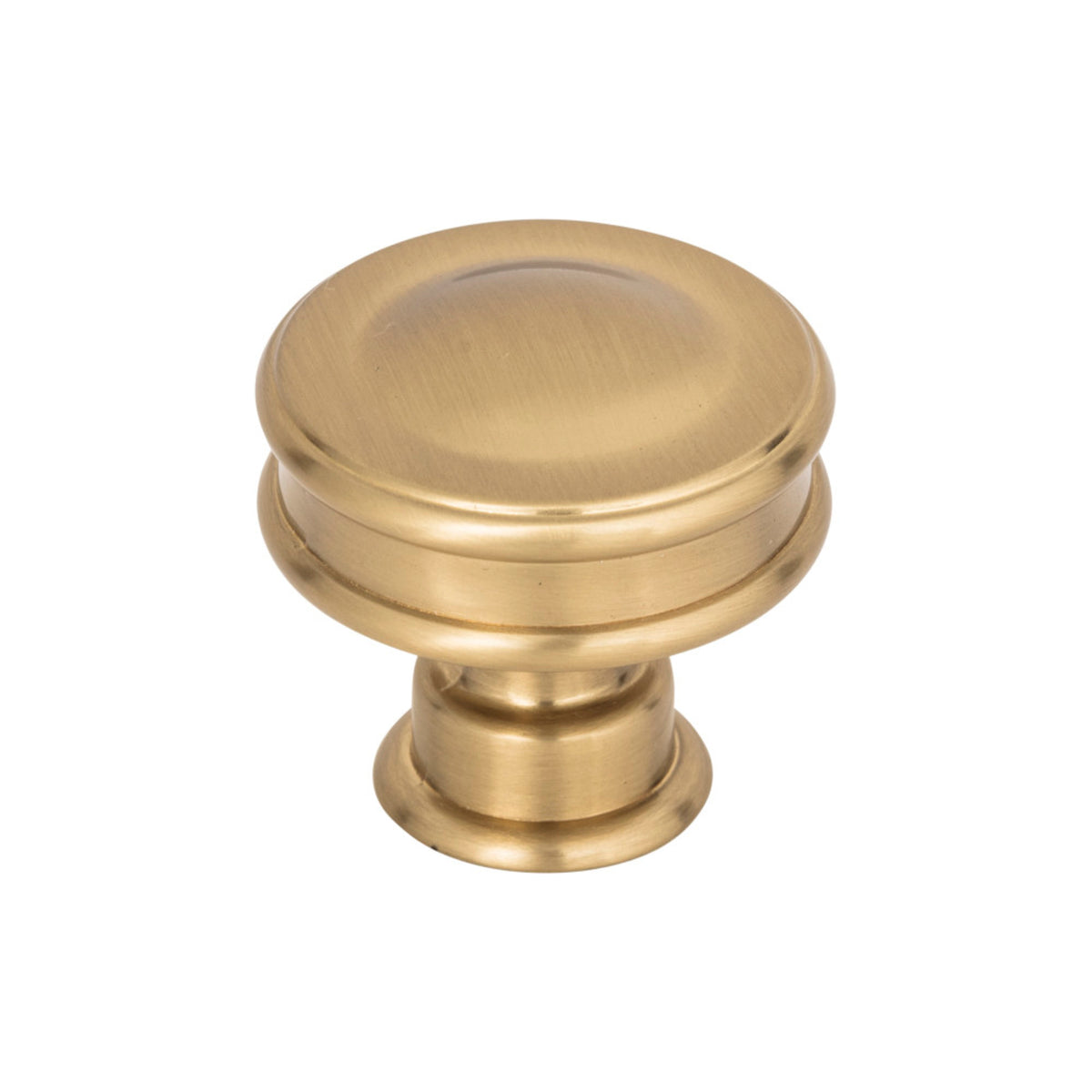 Atlas Oskar Round Knob - Brushed Nickel