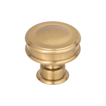 Atlas Oskar Round Knob - Brushed Nickel