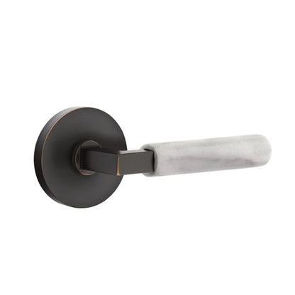 SELECT L-Square White Marble Lever