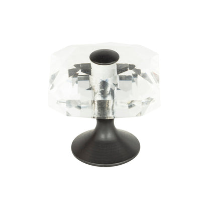Atlas Crystal Length Square Knob