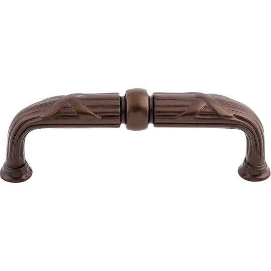 Top Knobs Ribbon & Reed Bar Pull - German Bronze