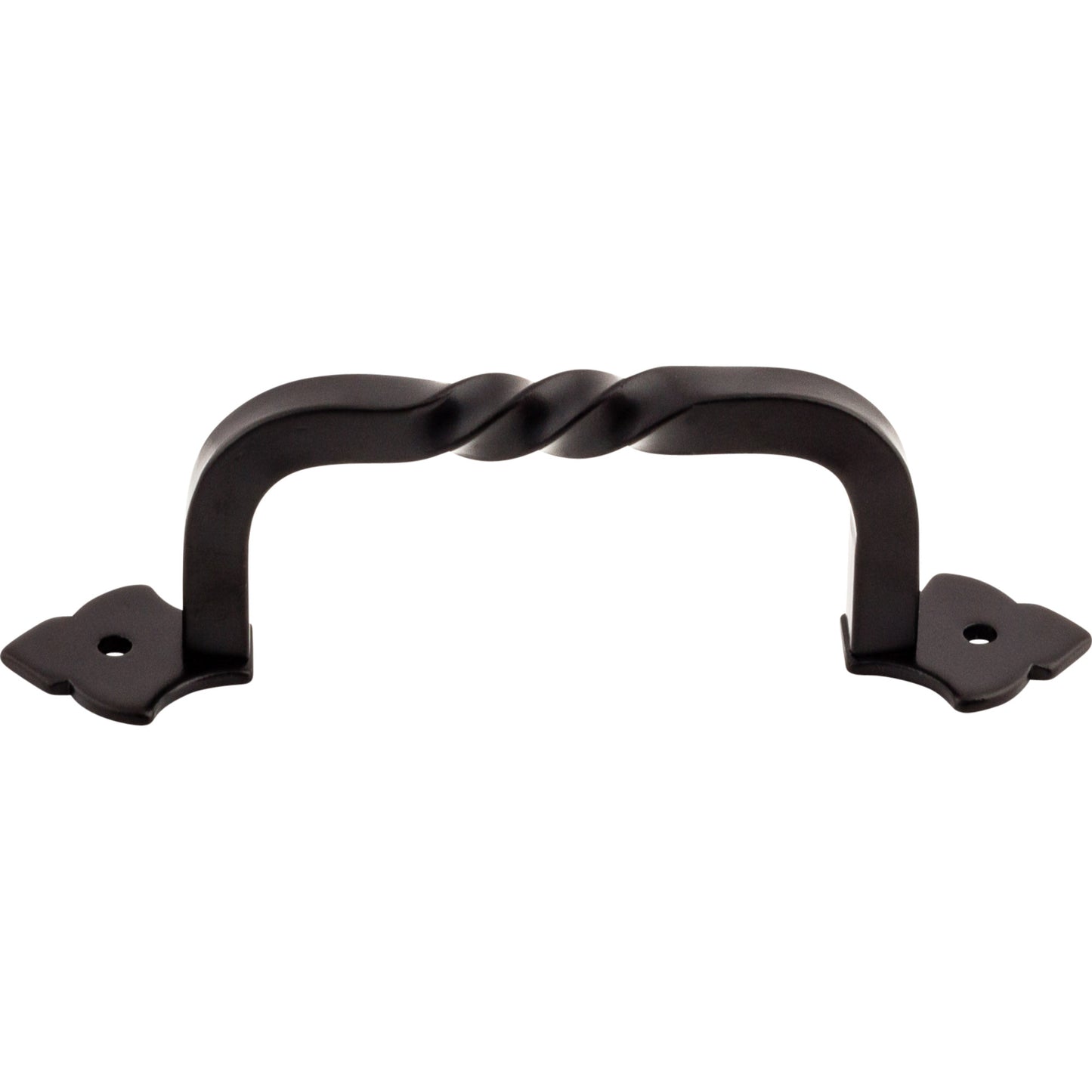 Top Knobs Fixed Norman Crest Bar Pull - 4" CTC - Patina Black