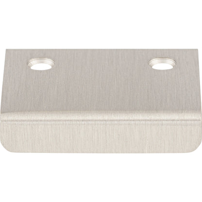 Top Knobs Tab Finger Pull - 1 1/4" CTC - Brushed Satin Nickel