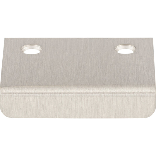 Top Knobs Tab Finger Pull - 1 1/4" CTC - Brushed Satin Nickel
