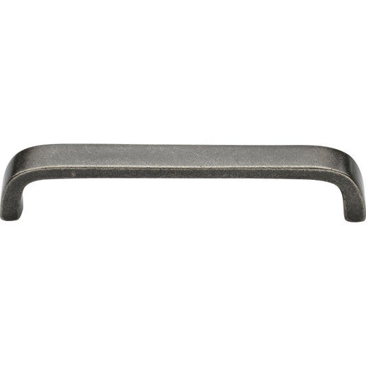 Ashley Norton Modern Wide Arc Cabinet Pull - 8" CTC - White Medium