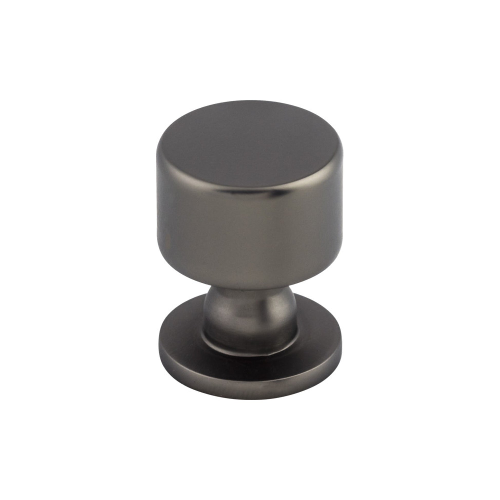 Top Knobs Lily Round Knob - 1" Dia. - Ash Gray