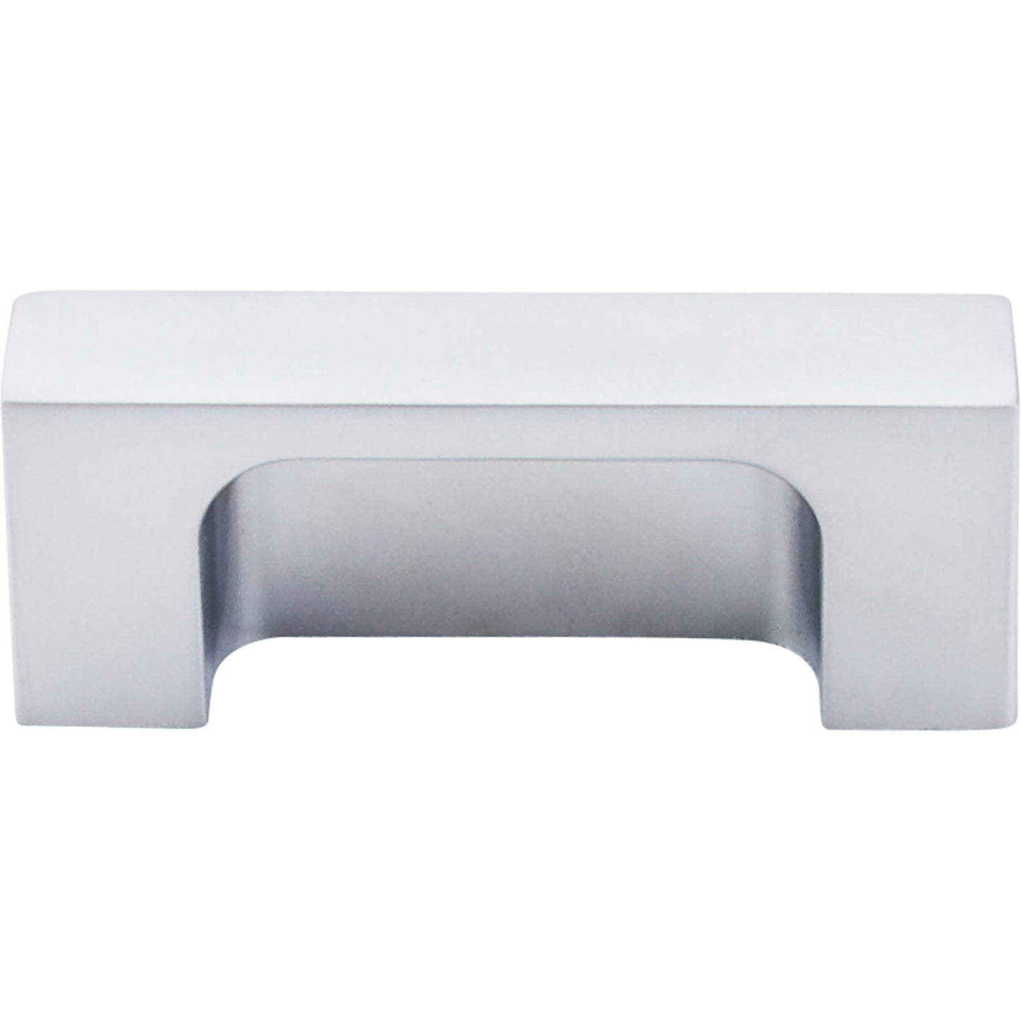 Top Knobs Modern Metro 2" Center to Center Finger Pull - Aluminum
