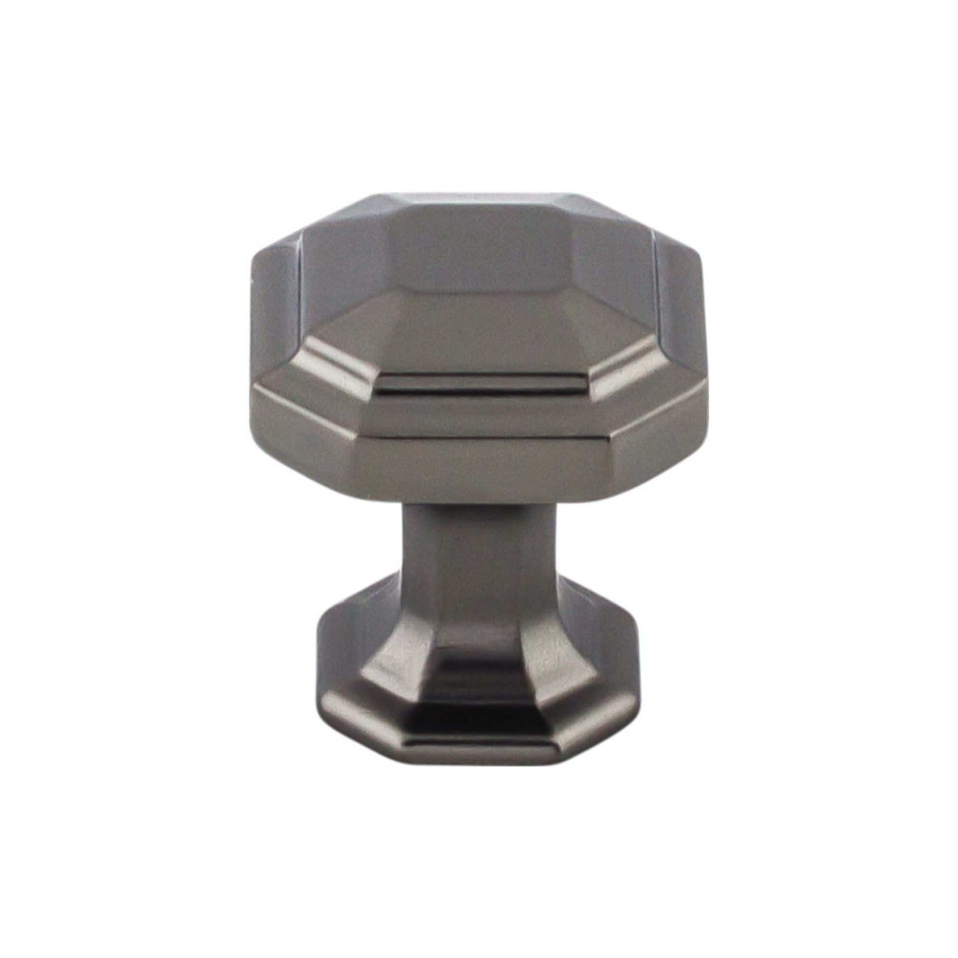 Top Knobs Emerald Round Knob - Ash Gray
