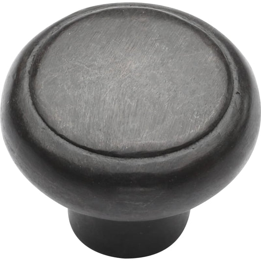 Ashley Norton Newport Cabinet Knob - 1 1/4" Dia. - Dark Bronze