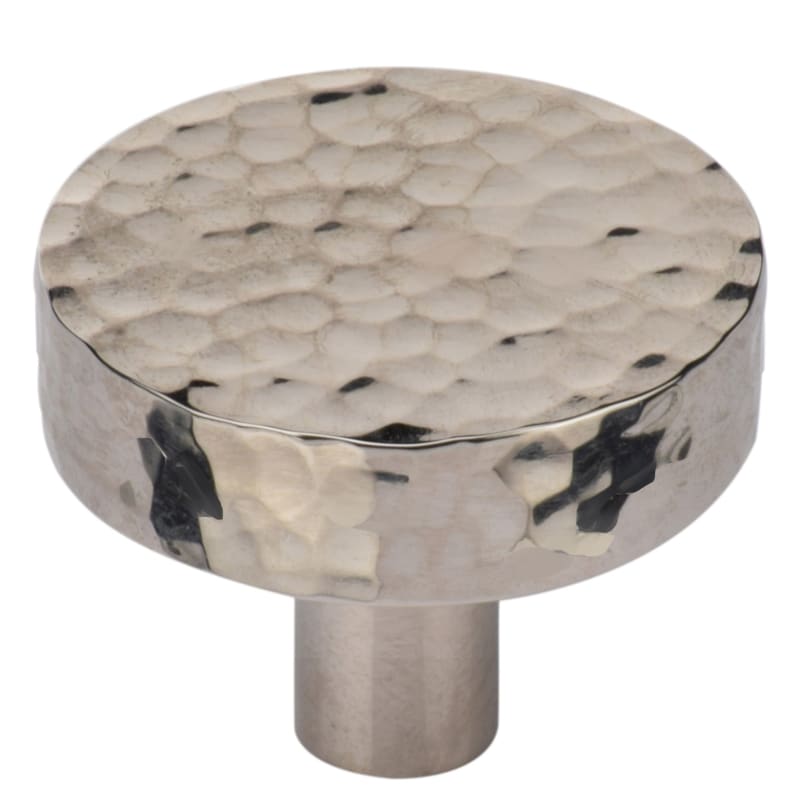 Hammered Disc Cabinet Knob