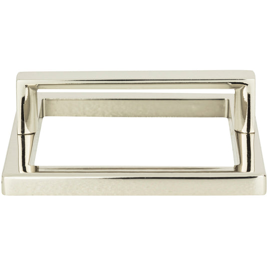 Atlas Tableau 3" Center to Center Finger Pull (411) - Polished Nickel