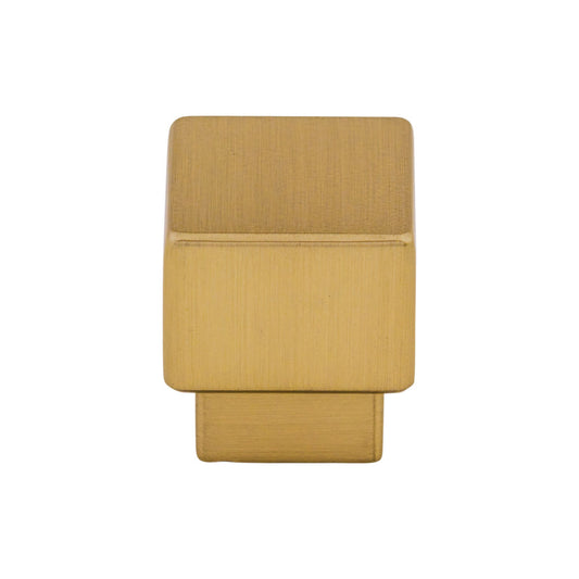 Top Knobs Tapered Square Knob - 1" - Aluminum