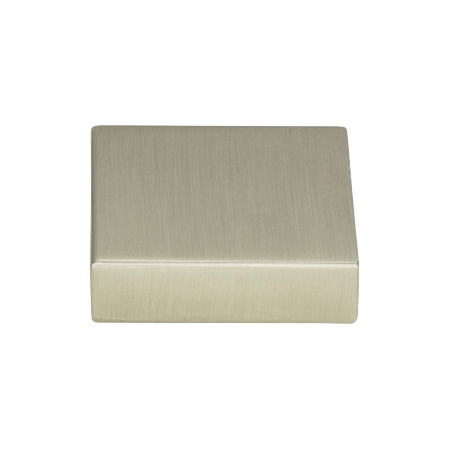 Atlas Thin Square 1 1/4" Length Square Knob (A833) - Brushed Nickel