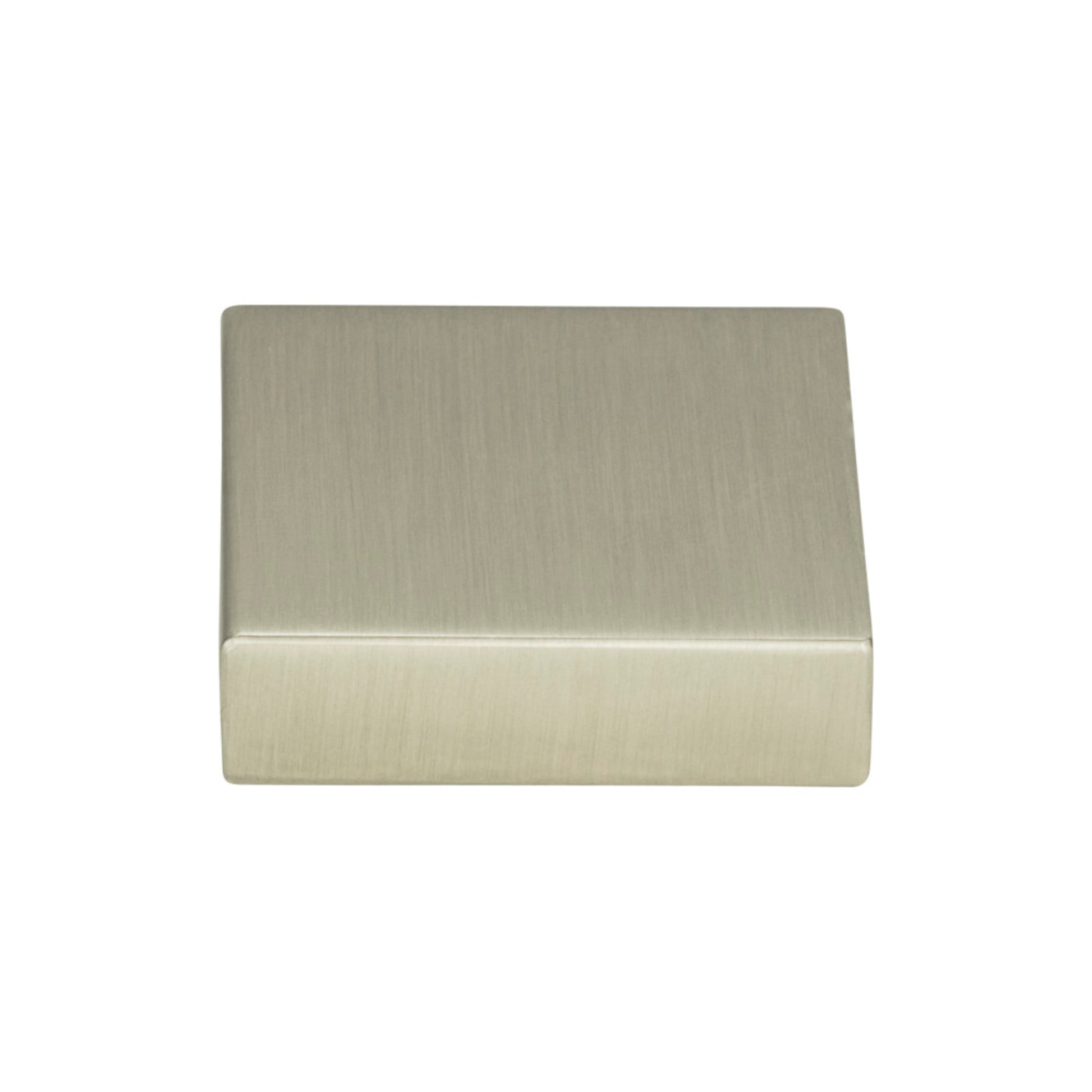 Atlas Thin Square 1 1/4" Length Square Knob (A833) - Brushed Nickel