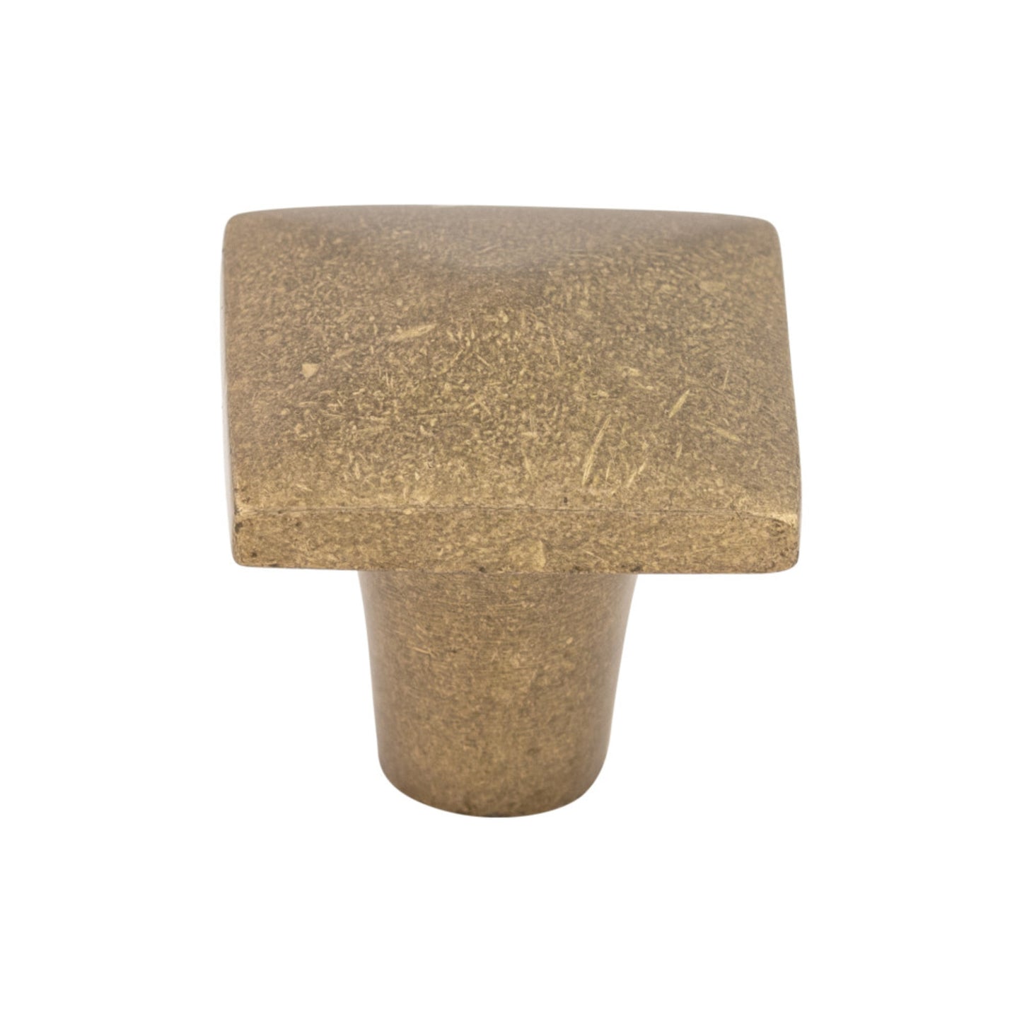 Top Knobs Aspen Square Knob - 1 1/4" - Light Bronze