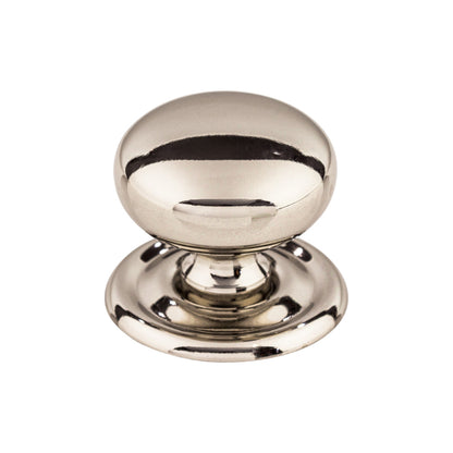 Top Knobs Victoria Round Knob - Brushed Satin Nickel