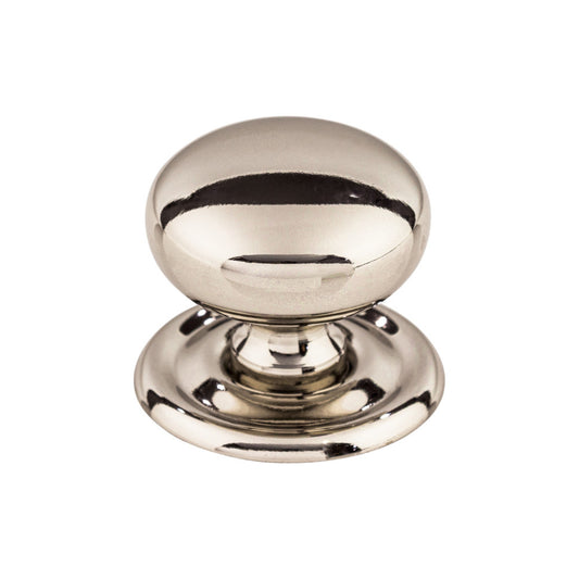 Top Knobs Victoria Round Knob - Brushed Satin Nickel
