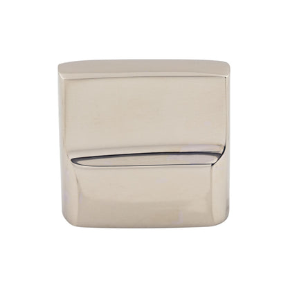 Top Knobs Aspen Ii Flat Sided Rectangle Knob - Brushed Satin Nickel