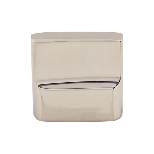 Top Knobs Aspen Ii Flat Sided Rectangle Knob - Brushed Satin Nickel