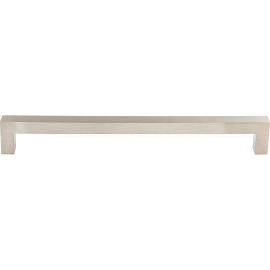 Top Knobs Square Bar 12" Center to Center Appliance Pull - Brushed Satin Nickel