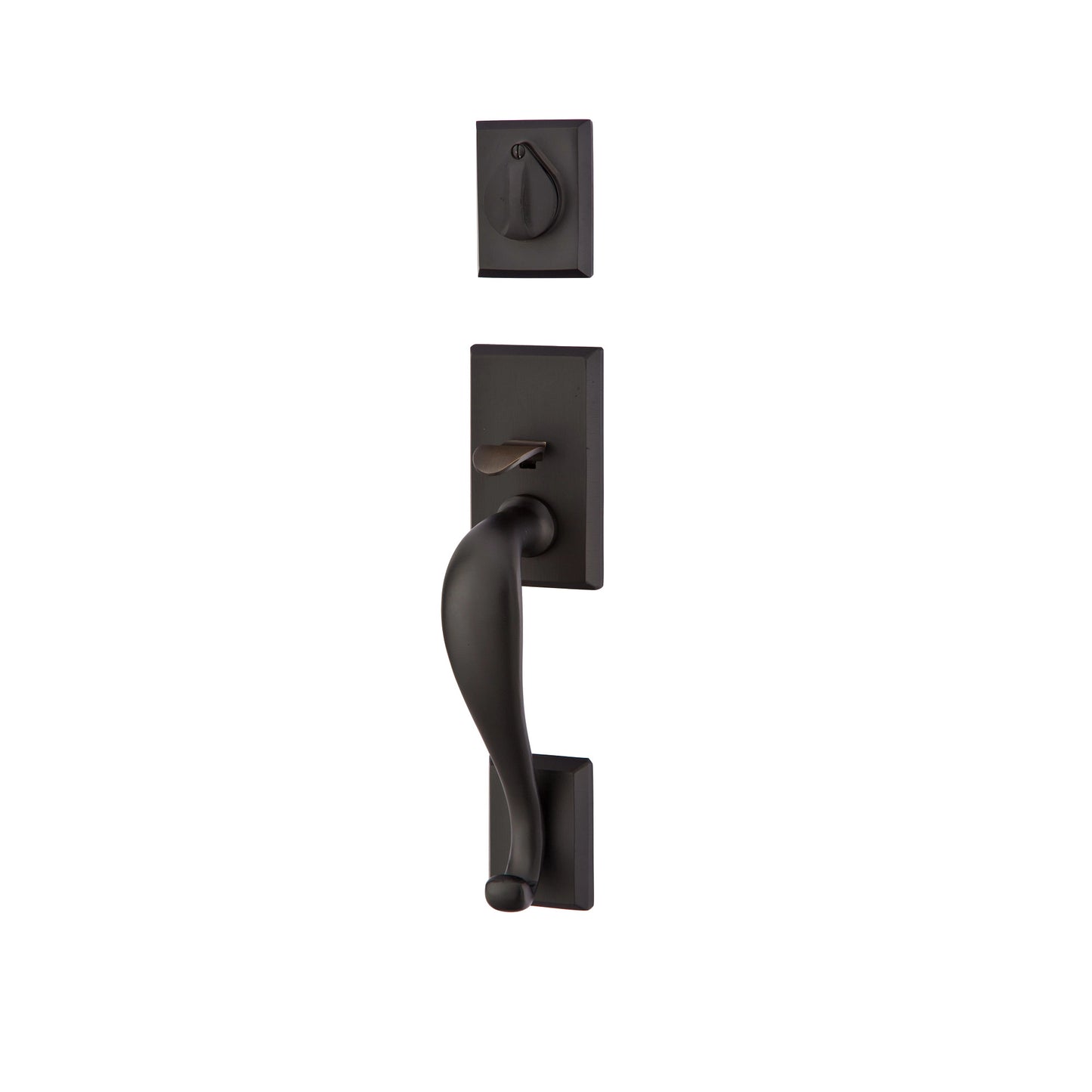 Rectangular Sectional Tubular Entry Set – Flat Black Bronze