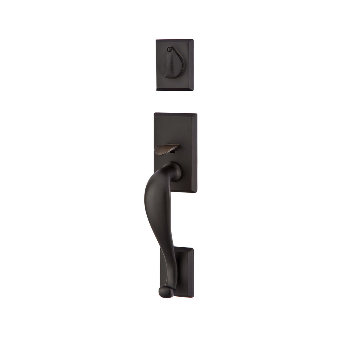 Rectangular Sectional Tubular Entry Set – Flat Black Bronze