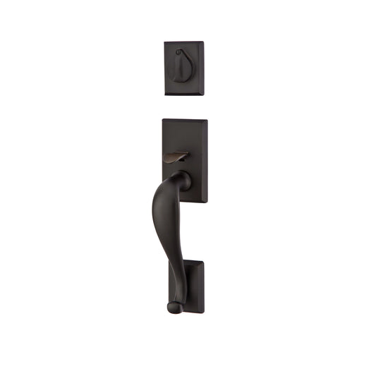 Rectangular Sectional Tubular Entry Set – Flat Black Bronze