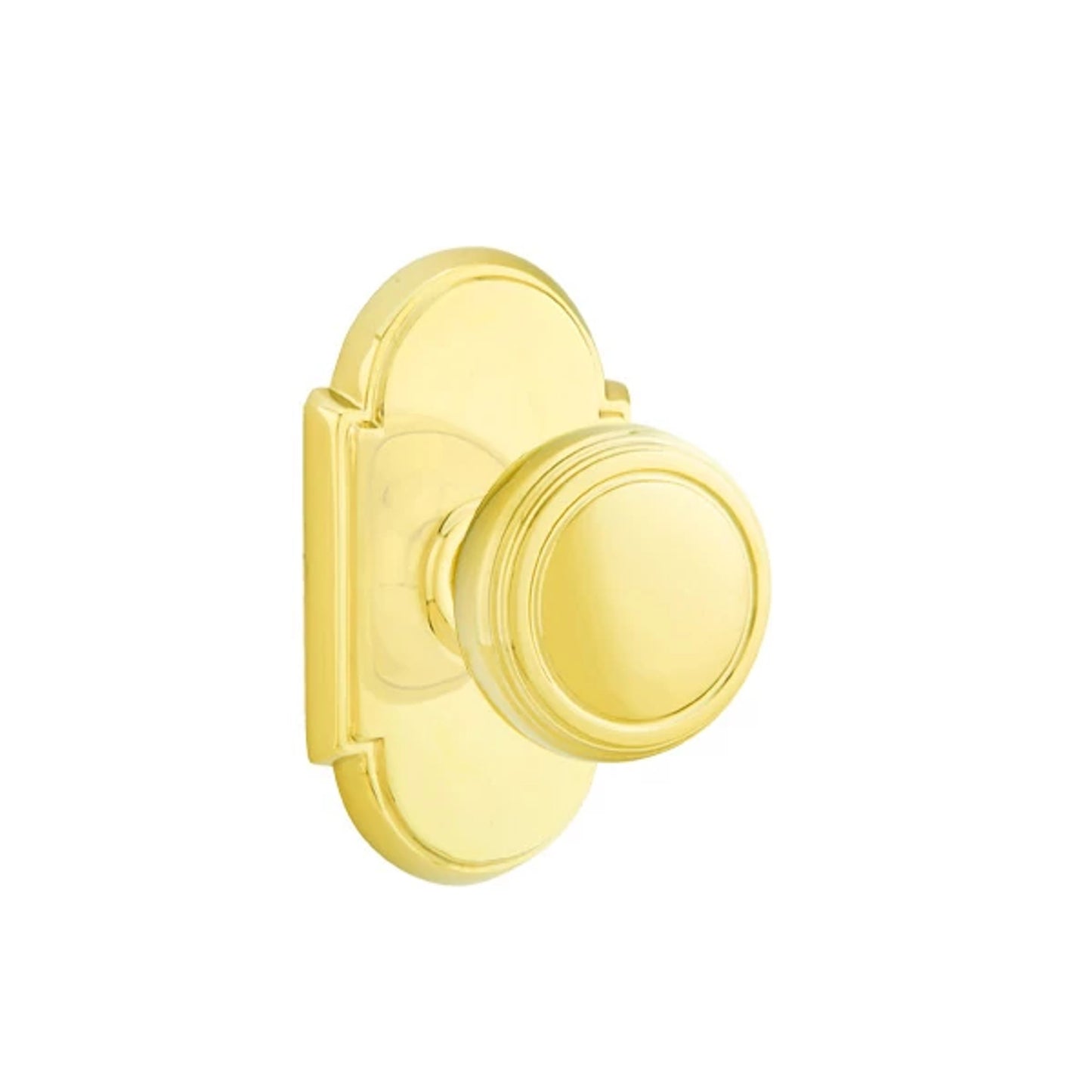 Norwich Knob Polished Brass