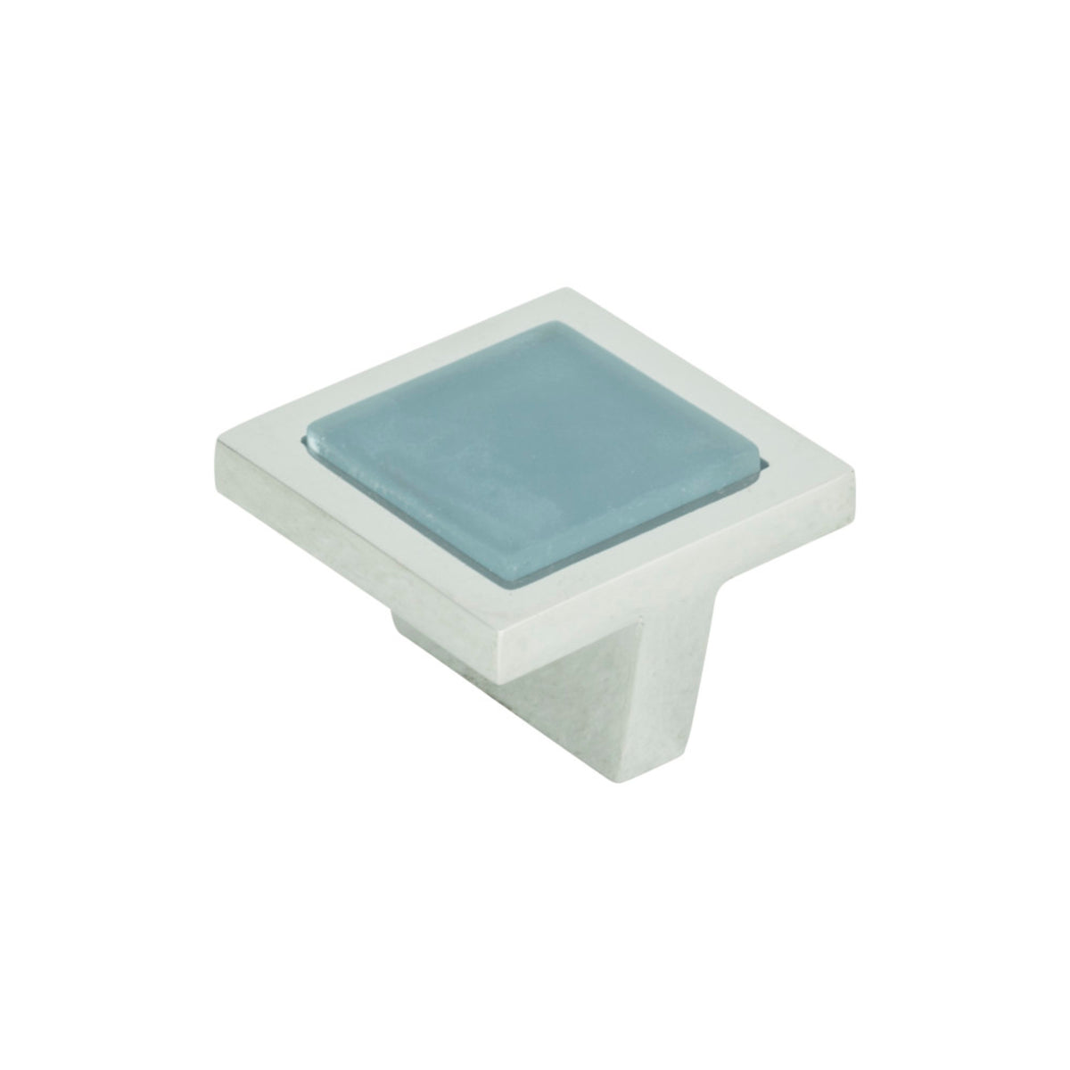 Atlas Spa Length Square Knob - Brushed Nickel