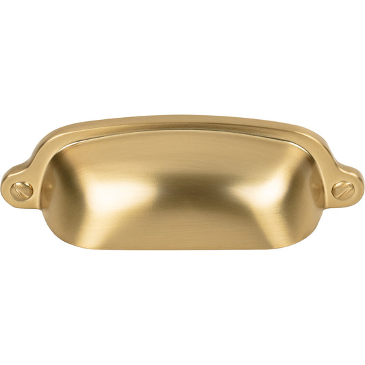 Top Knobs Charlotte Cup/Bin Pull - Ash Gray