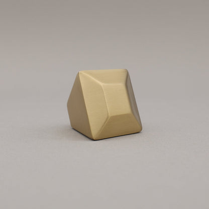 Hapny Diamond Cabinet Knob - Satin Brass