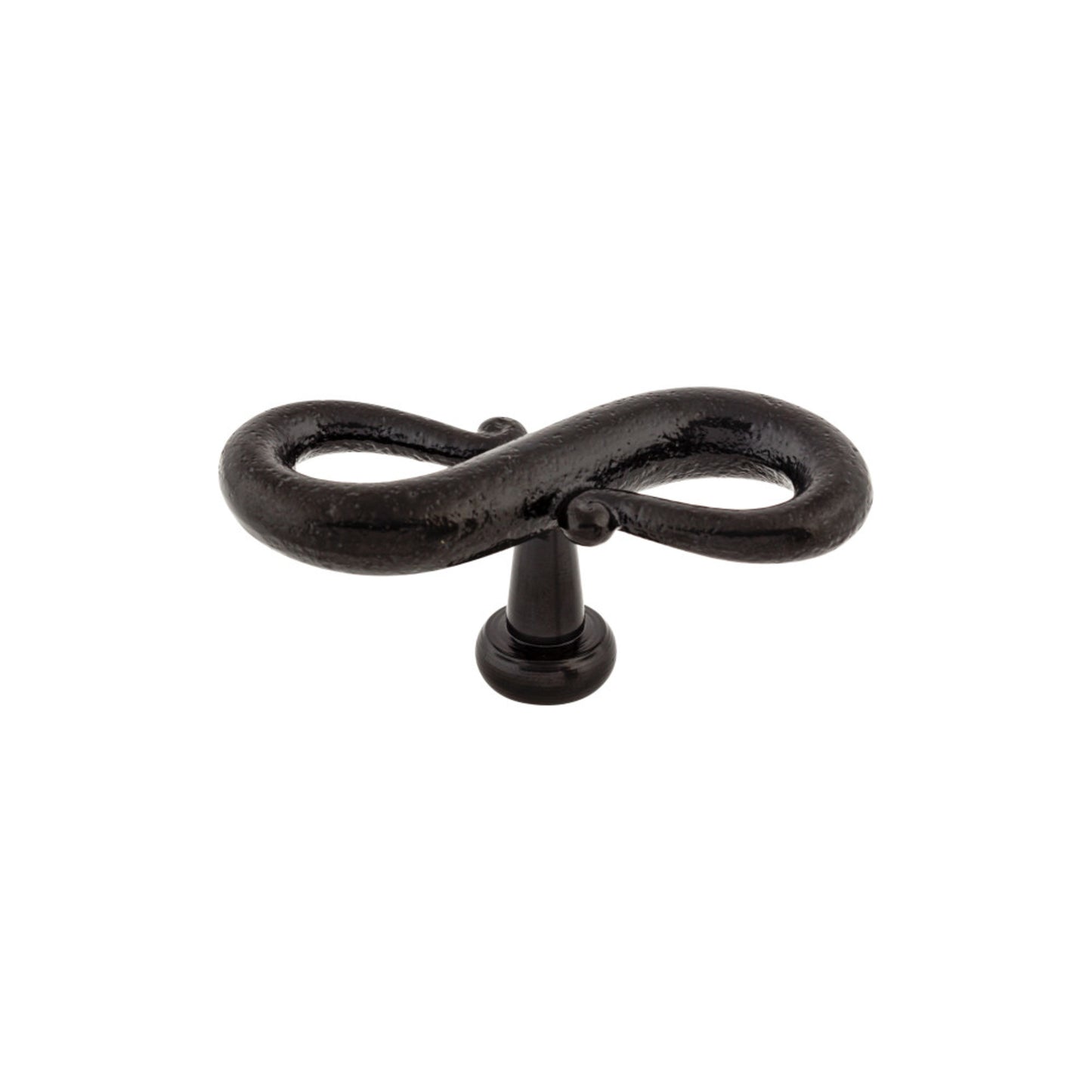Top Knobs S-Shaped Oval Knob - Patina Black