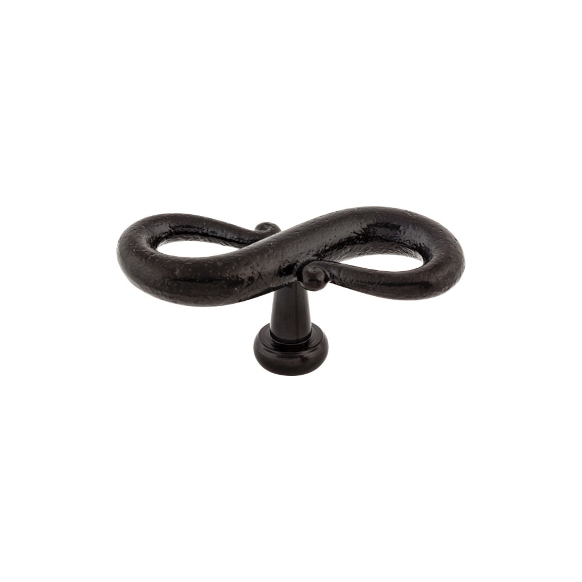 Top Knobs S-Shaped Oval Knob - Patina Black
