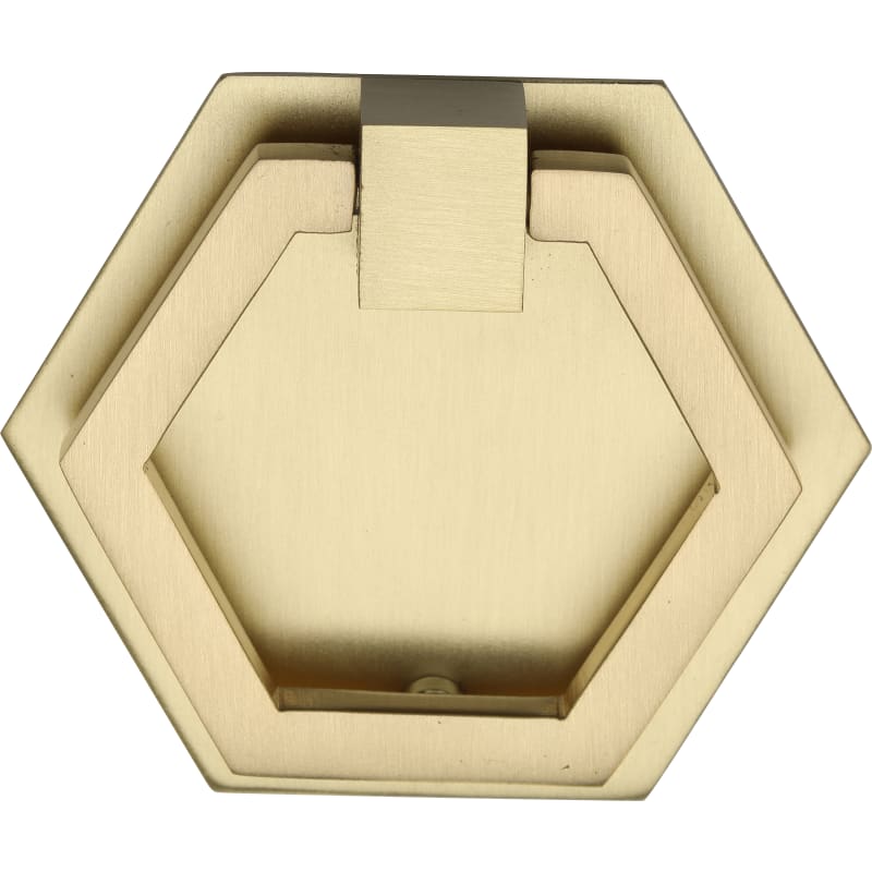 Hex Cabinet Drop Pull on Backplate