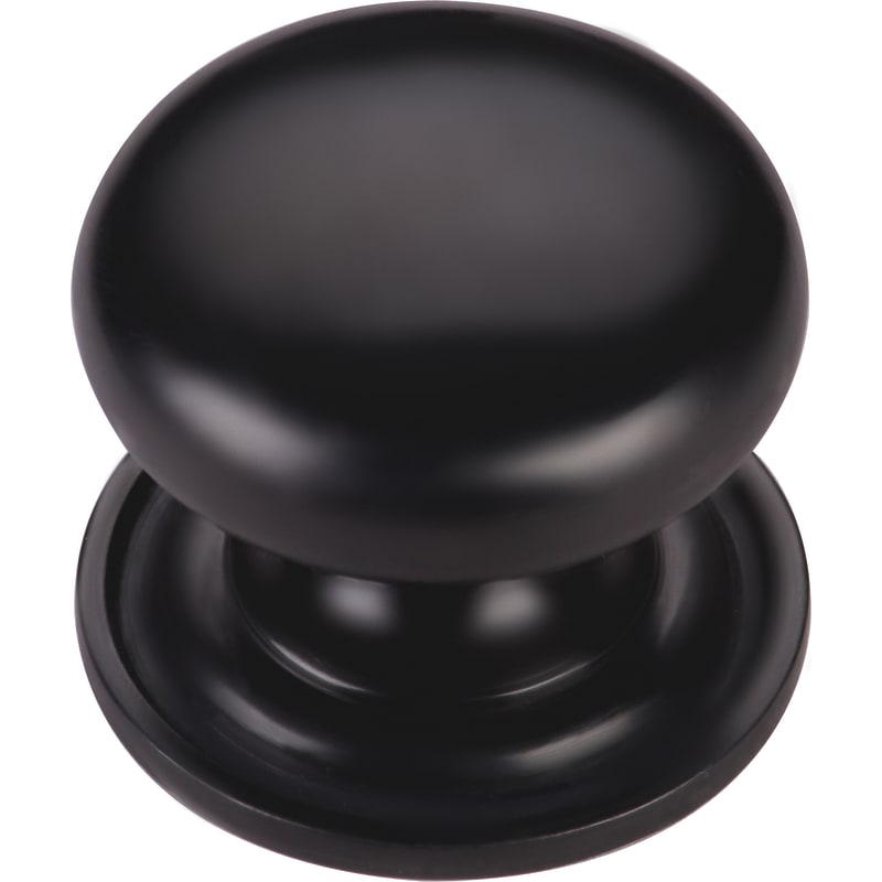 Round Cabinet Knob on Rose