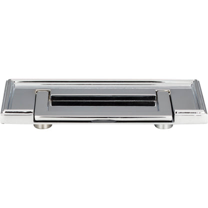 Atlas Campaign Drop Handle - Brushed Nickel