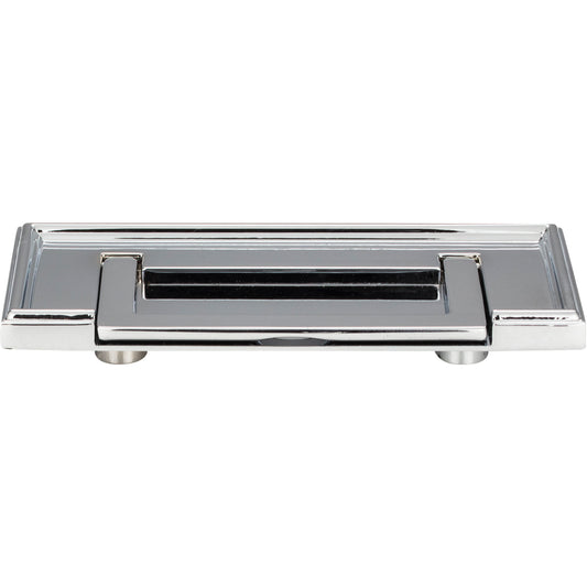 Atlas Campaign 3" Center to Center Drop Handle (381) - Polished Chrome