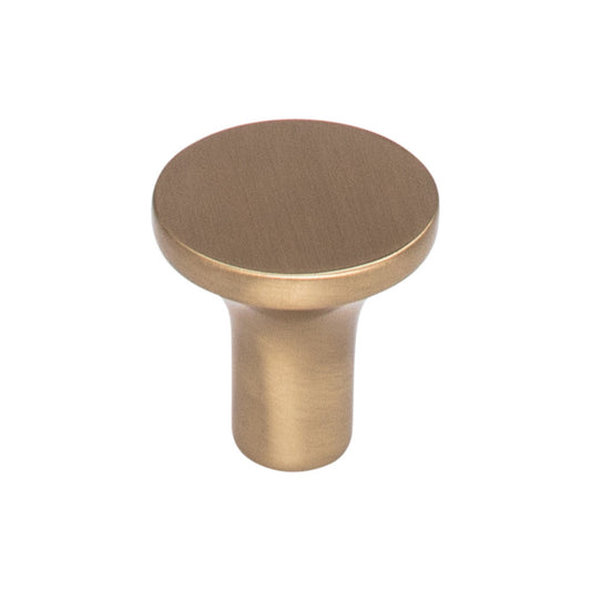 Top Knobs Marion Round Knob - 1" Dia. - Ash Gray