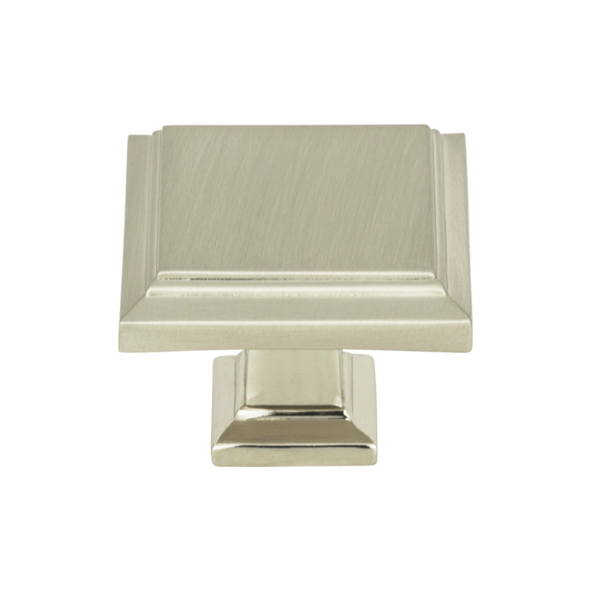 Atlas Sutton Place Square Knob - Brushed Nickel