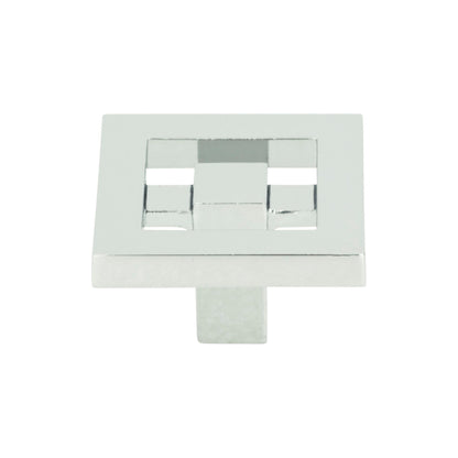 Atlas Nobu Square Knob - Brushed Nickel
