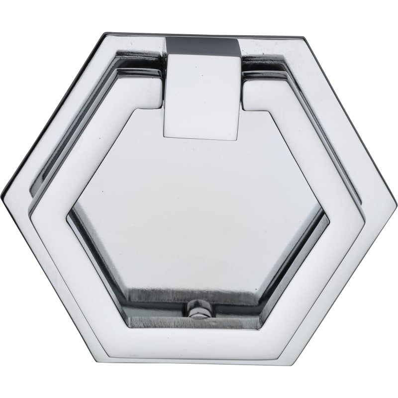Hex Cabinet Drop Pull on Backplate