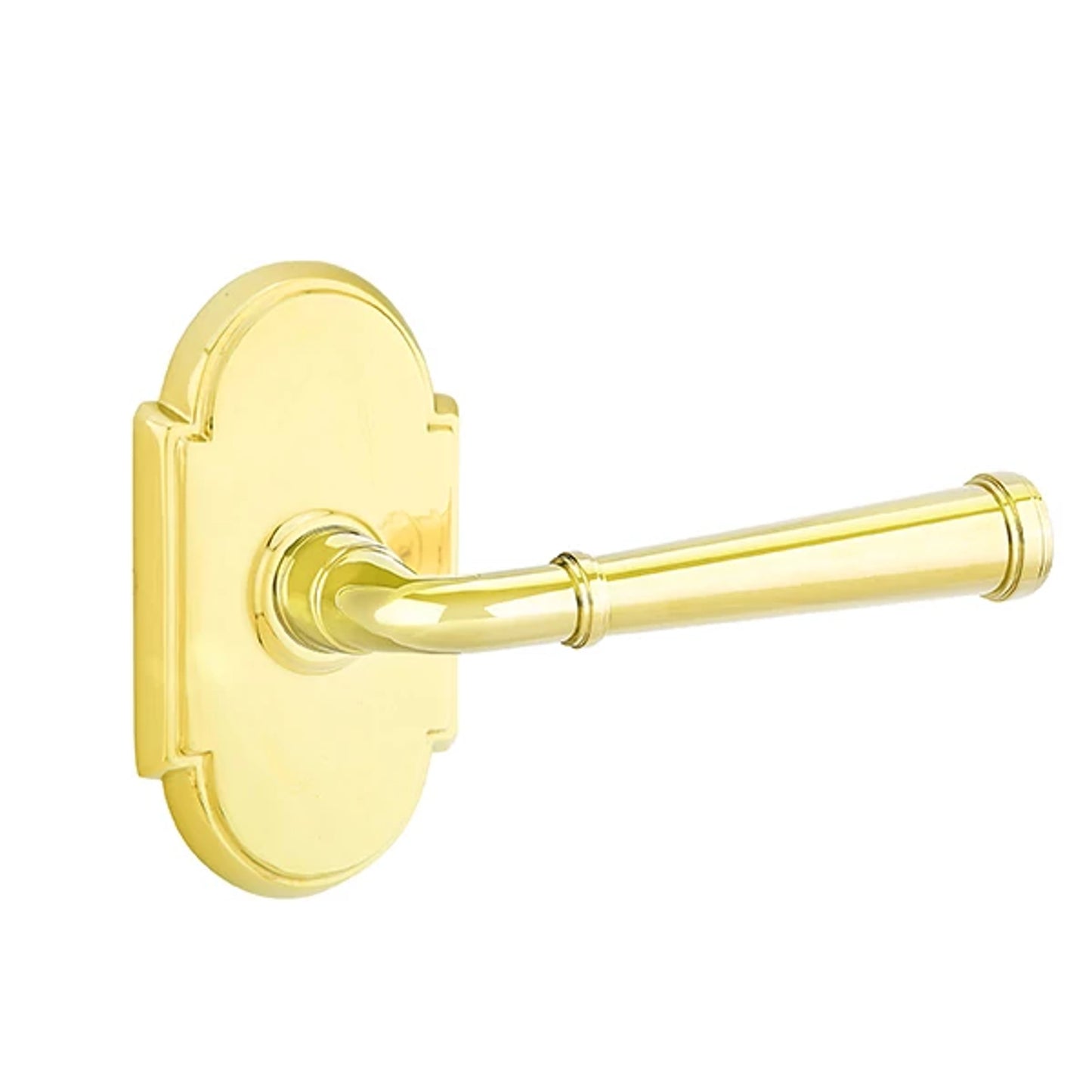 Merrimack Lever Polished Brass