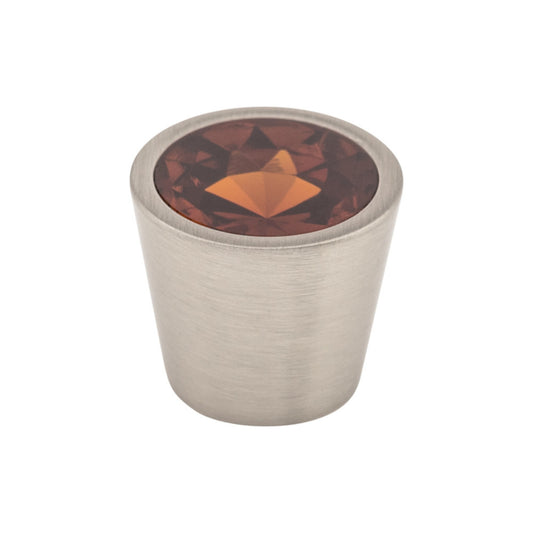 Top Knobs Wine Crystal Center Diameter Round Knob