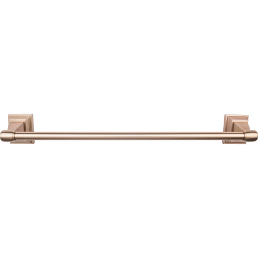 Top Knobs TOP BATH (R) Stratton Bath Single 20" Wall Mounted  Towel Bar - Brushed Bronze