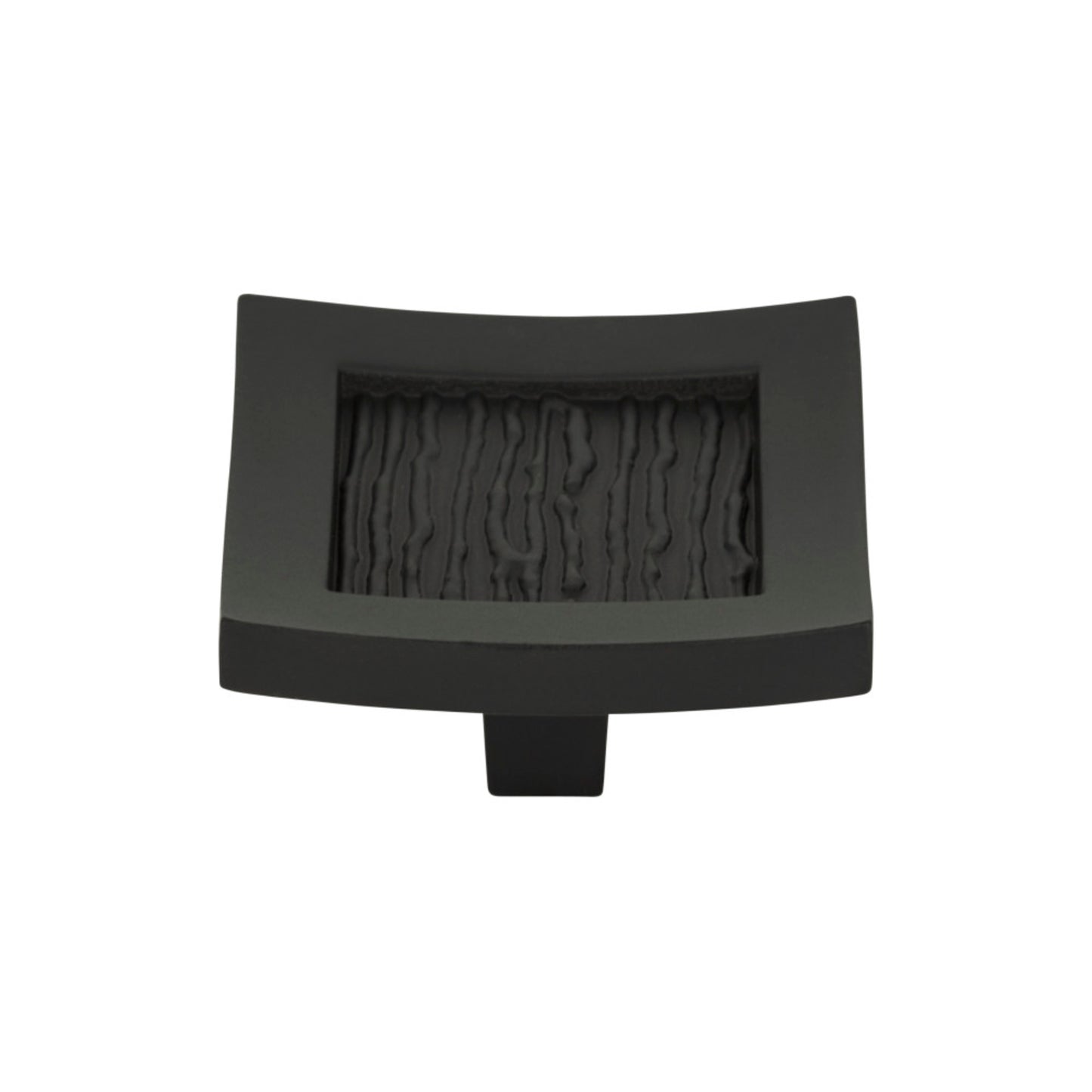 Atlas Primitive 1 1/2" Length Square Knob (270) - Matte Black
