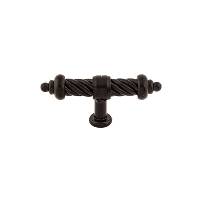 Top Knobs Twist Geometric Knob - Patina Black
