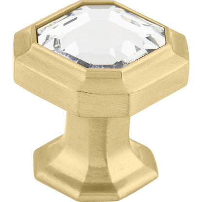 Top Knobs Crystal Emerald Length Geometric Knob