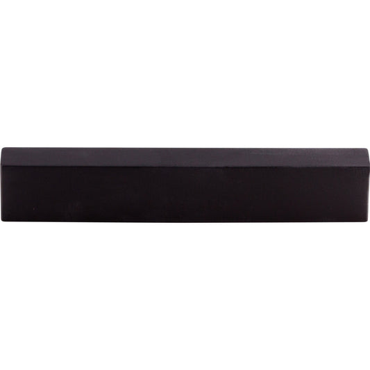 Top Knobs Modern Metro 5" Center to Center Finger Pull - Flat Black