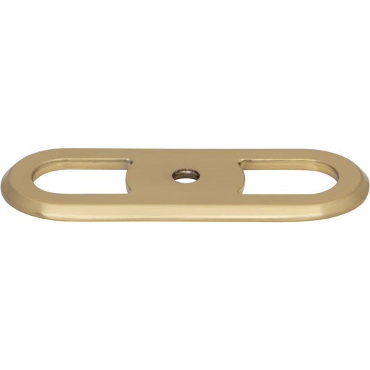 Top Knobs Brockwell Pull Backplate - 2 3/4" CTC - Ash Gray
